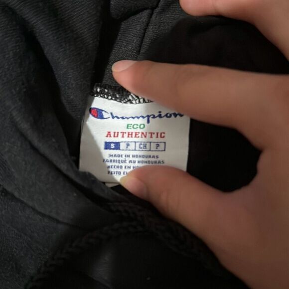 Rich brian champion black selfie hoodie size small - Picture 5 of 6